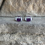 Football Minnesota Vikings Purple Glitter Stud Earrings SKOL Football Minnesota Vikings Purple Glitter Stud Earrings SKOL
