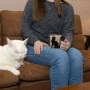 Coffee Tea Mug Clear Cat Tail Handle  Coffee Tea Mug Clear Cat Tail Handle