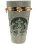 Purse Rhinestone Silver Gold Starbucks