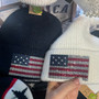 Beanie American Flag Rhinestone Navy USA Patriotic 