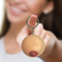 Boob Breast Squishy Key Chain