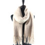Winter Scarf Fringe Beige