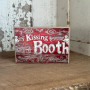 Valentines Galentines Wooden Sign Kissing Booth