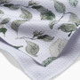 Geometry Kitchen Hand Dish Towel Microfiber Safe Green Leaves
