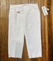 LuLu B Capris Pedal Pushers White 