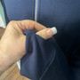 Lulu B Sweatshirt Jacket Zip Up Thumbholes Navy