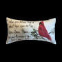 Southern Cotton Lumbar Pillow When You Believe Beyond What Your Eyes Can See Cardinal Bereavement 