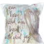 Southern Cotton Mill Pillow You Have Filled My Heart With Great Joy Angel Wings
