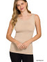 Tank Top Layering Mocha Tan
