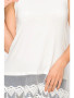Layering Tank With Lace Hem Ivory