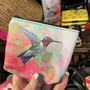 Hummingbird Zippered Coin Purse