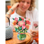FreshCut Mini Pop Up 3D Dahlias Greeting Card