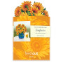 FreshCut Mini Pop Up 3D Sunflowers Greeting Card