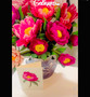 FreshCut Mini Pop Up 3D Peonies Greeting Card