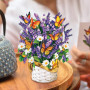 FreshCut Mini Pop Up 3D Lavender Monarch Butterfly Greeting Card