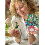 FreshCut Mini Pop Up 3D Hummingbird Greeting Card