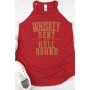 Whiskey Bent & Hell Bound Tank Top Red