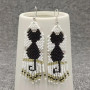 Cat Kitten Beaded Earrings