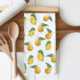 Porter Lane Lemon Hand Tea Towel 109% Stonewashed Cotton USA Made