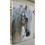 Canvas Wall Art Horse Rhinestones on Flowers  12x8