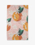 Geometry Kitchen Hand Dish Microfiber Towel Peaches