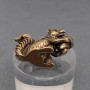 Brass Squirrel With Acorn Figurine