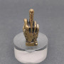 Brass Middle Finger Desktop Figurine 