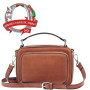 K. Carroll Purse Oprah’s Favorite RFID Credit Card Protection Camel Brown