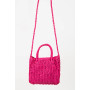 Raffia Pink Purse