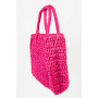 Raffia Pink Purse