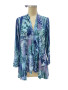 Kamana Burnout Blue Cardigan