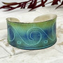 Anju Coastal Nautical Ocean Blue Wave Cuff Bracelet