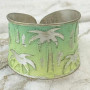 Palm Tree Green Patina Ring