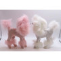 Poodle Figurine 4.5” White