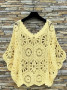 Loowie Crocheted Top Yellow Small Medium