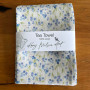 Linen Forget Me Not Kitchen Hand Towel