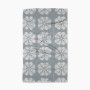 Geometry Kitchen Hand Microfiber Towel Grey Hibiscus 