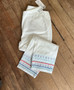 LuLu B White Denim Embroidered Stars Capri 250th Anniversary July 4th