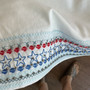 LuLu B Denim Jean Skort Embroidered Stars White 250th Anniversary July 4th