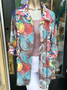 Kamana Button Up Jacket Knit Soft Circles