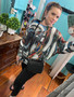 Loowie One Size Lightweight Knit Black Heart Top