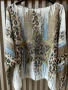 Loowie One Size Leopard Blue Top Made in Italy