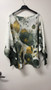 Loowie Green Botanical Floral Print Made In Italy