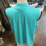 1x LEFT LuLu B Sleeveless 1/4 Zip Ladies Golf Pickleball Shirt Aqua
