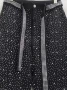Rhinestone Jean Style Straight Leg Holiday Party Jeans Black