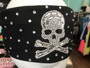 Bandana, Skull Bling Bling on Black FREE SHIPPING