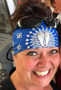 Bandana, Angel Wing Royal Blue FREE SHIPPING