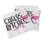 Napkins, Cheers Bitches Pink Glass 20pack