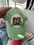 Baseball Trucker Cap, River Squad Mint USA Made Baseball Trucker Cap, River Squad Mint USA Made