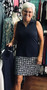 LuLu B  Sleeveless 1/4 Zip Navy SPF 50 Coolant Fabric LuLu B July 4th